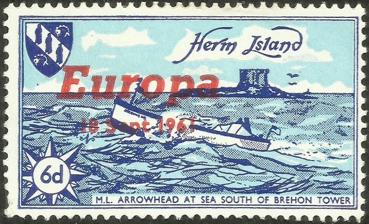 Herm Island B&F #75 (1961)